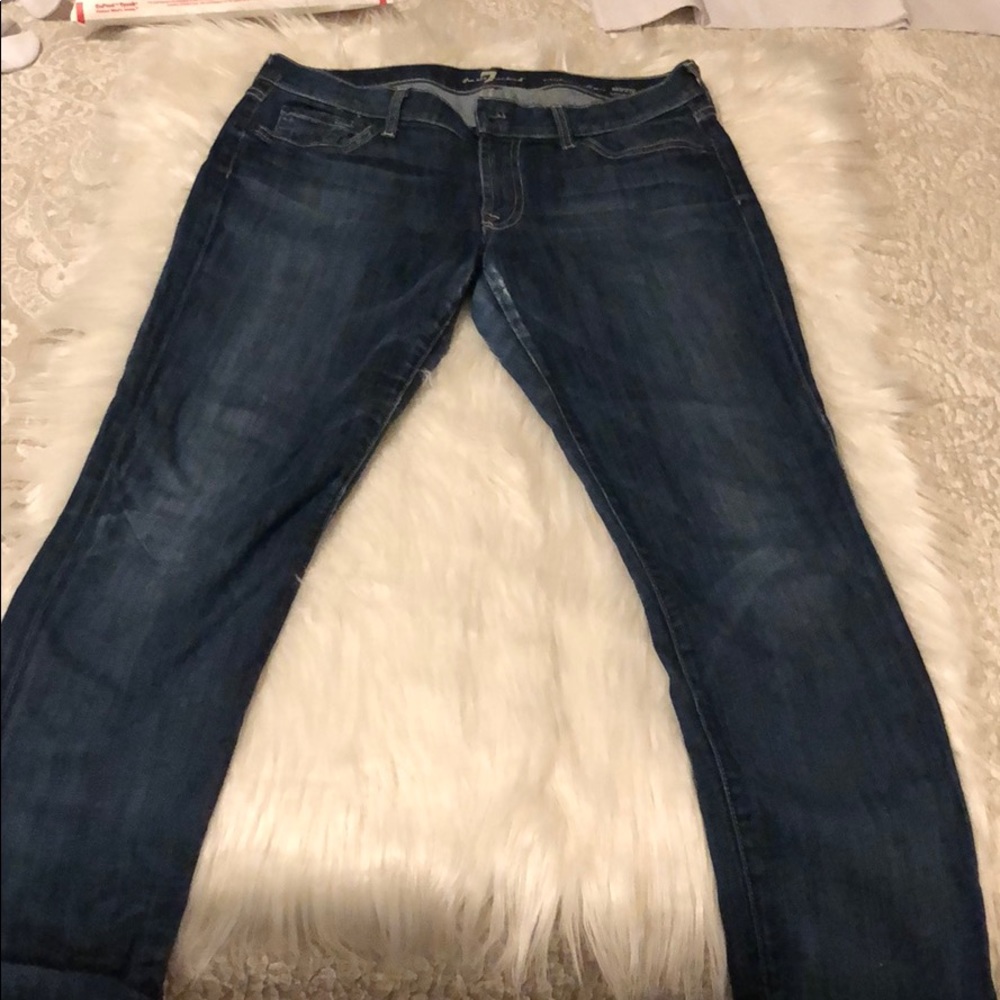 7 For All Mankind Crop Josefina Skinny Boyfriend